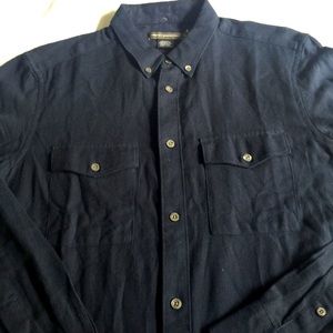 French connection 2 front pockets flannel shirts